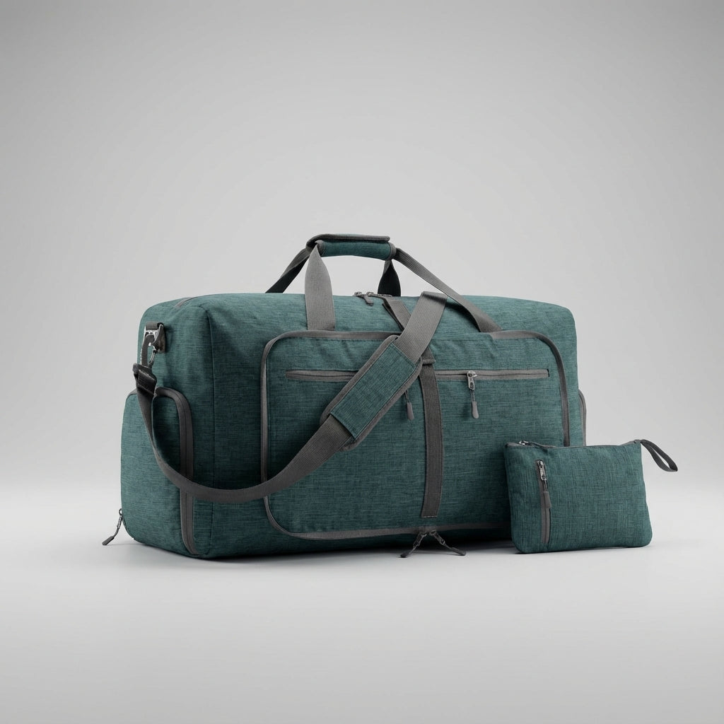 Waterdichte sporttas/duffelbag van polyester, ideaal voor fitness en sport. Grote opbergruimte.