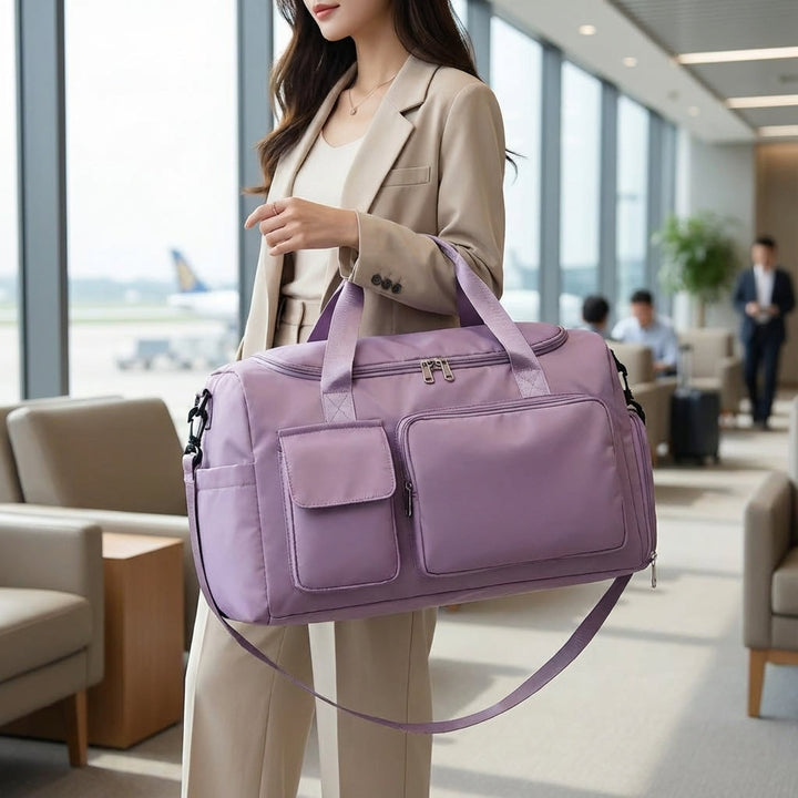 Grote unisex weekendreistas voor georganiseerd reizen, ideaal als handbagage.