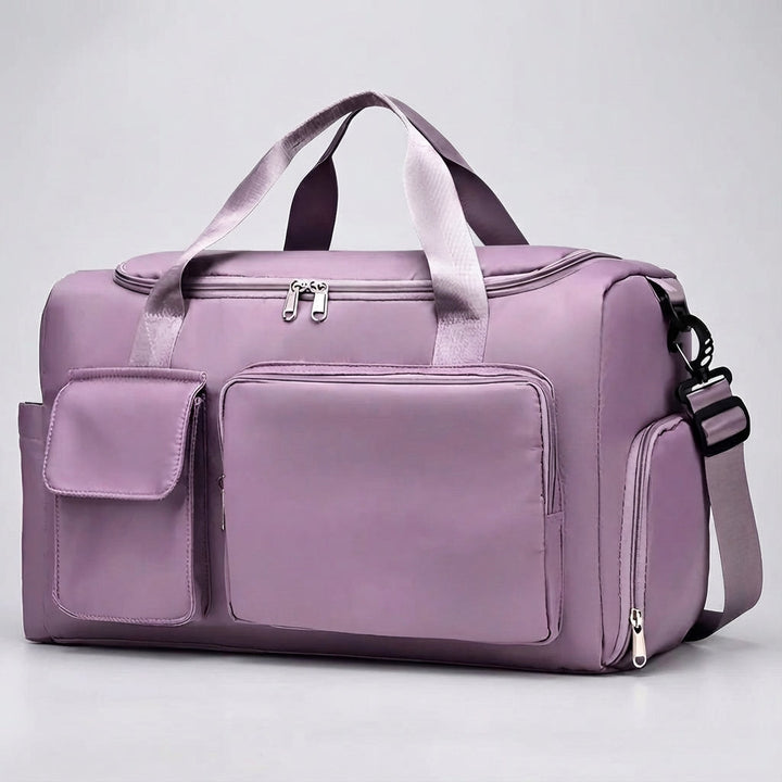 Comfortabele unisex weekendtas met verstelbare schouderriem, ideaal voor lange en korte trips.