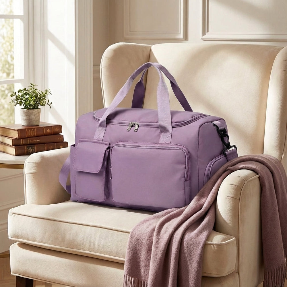 Waterafstotende duffelbag voor weekendtrips, ruim en duurzaam. Perfect voor je reisbagage.