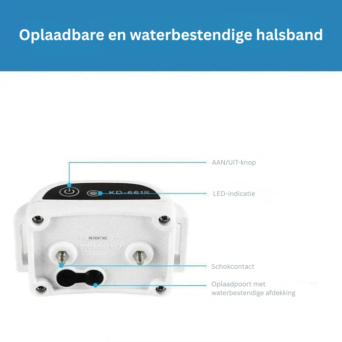 Eenvoudige installatie van de HaloGuard draadloze hondenomheining, voor snelle veilige zone creatie voor uw huisdier.