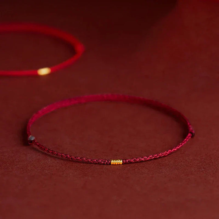 Spirituele Tibetaanse zegen harmonie armband; handgemaakt unisex sieraad voor meditatie en innerlijke rust.