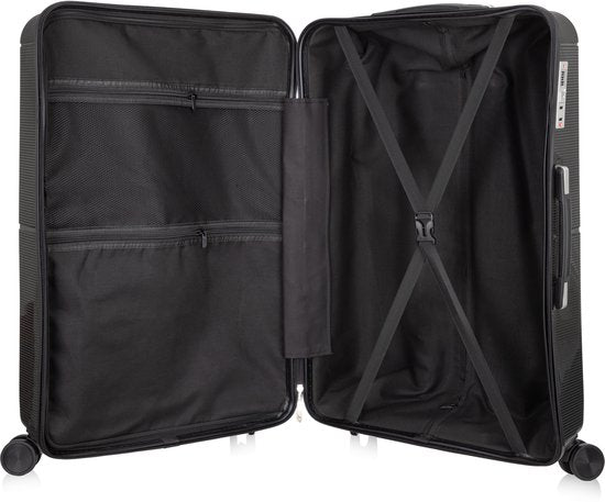 Duurzame Capri hardshell handbagage koffer met TSA slot, geschikt voor frequent gebruik.