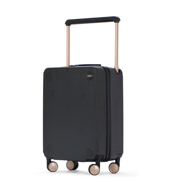 Compacte Rotterdam Voyager handbagage koffer, ideaal als hardschaal reiskoffer voor korte trips.