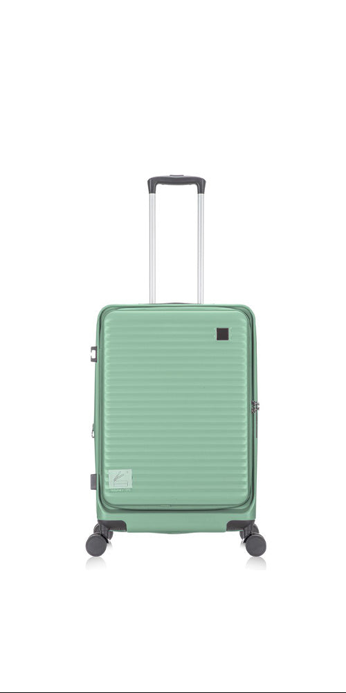 Hardshellkoffer met laptopvak voor veilige zakenreizen & vakanties, robuust & lichtgewicht.