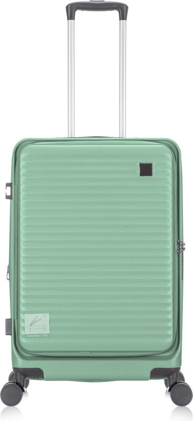 Premium reisbagage met geïntegreerd laptopvak, perfect voor de moderne zakenreiziger.