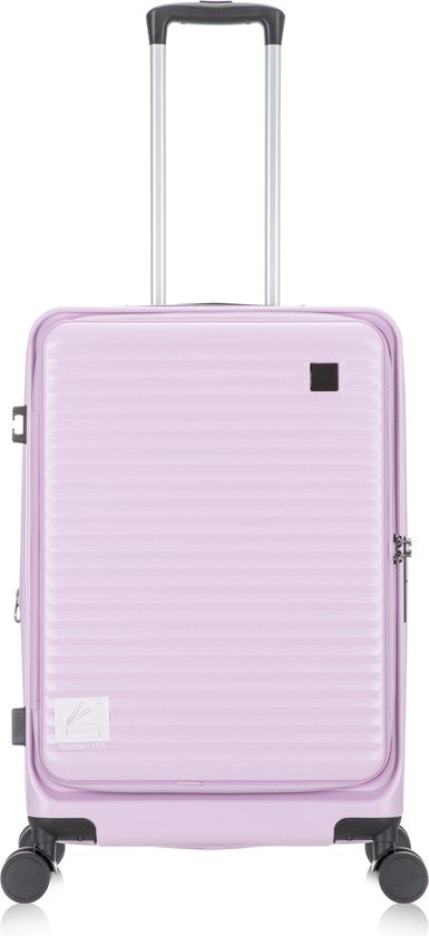 Smart travel koffer: laptopvak, TSA slot, 360° wielen. Ideaal voor handbagage & weekend.