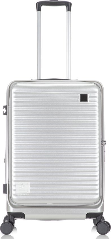 Complete reiskoffer met beschermd laptopvak, uitbreidbaar & robuust, voor zorgeloos reizen.