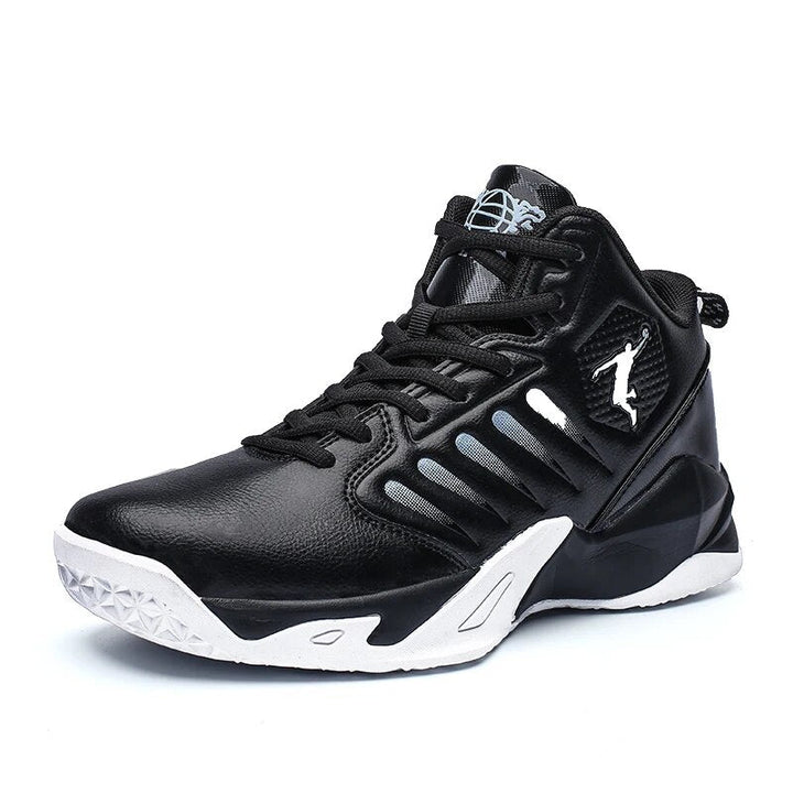 Stijlvolle heren basketbal sneakers, comfortabel en duurzaam voor atletische prestaties.
