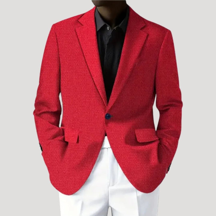 Veelzijdige heren blazer getailleerd, geschikt voor smart casual, business casual en nette jassen.