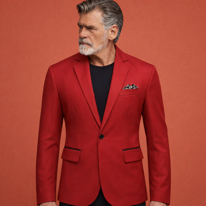 Elegante herenjas, perfect voor zakelijk of casual. Comfortabele blazer met revers.