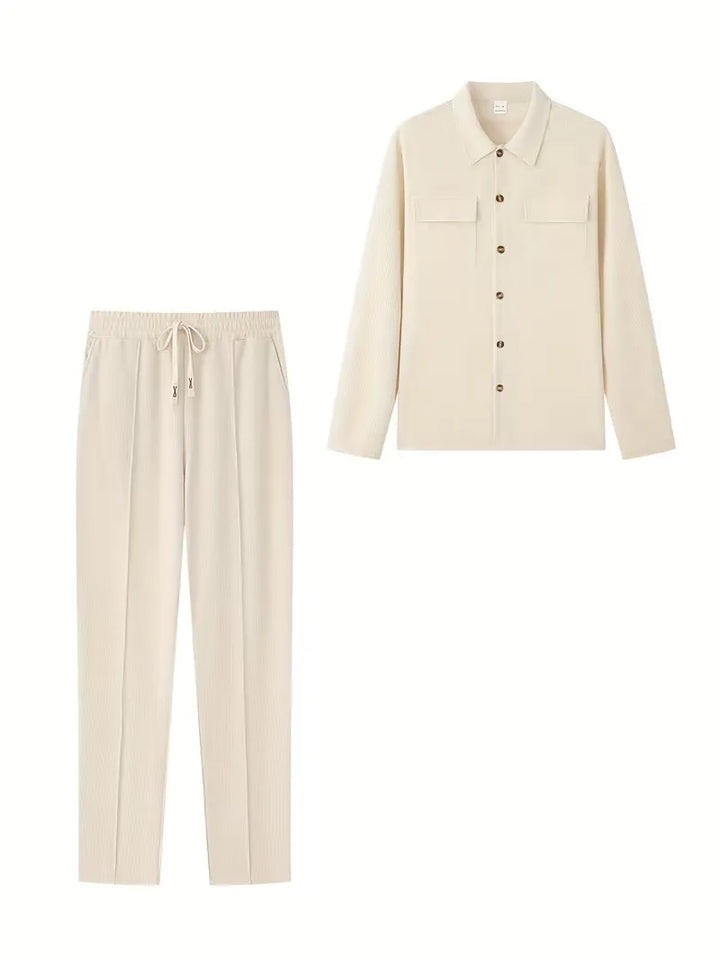 Casual heren bovenkleding: bomberjack met knopen en borstzakken, voor een relaxte look.