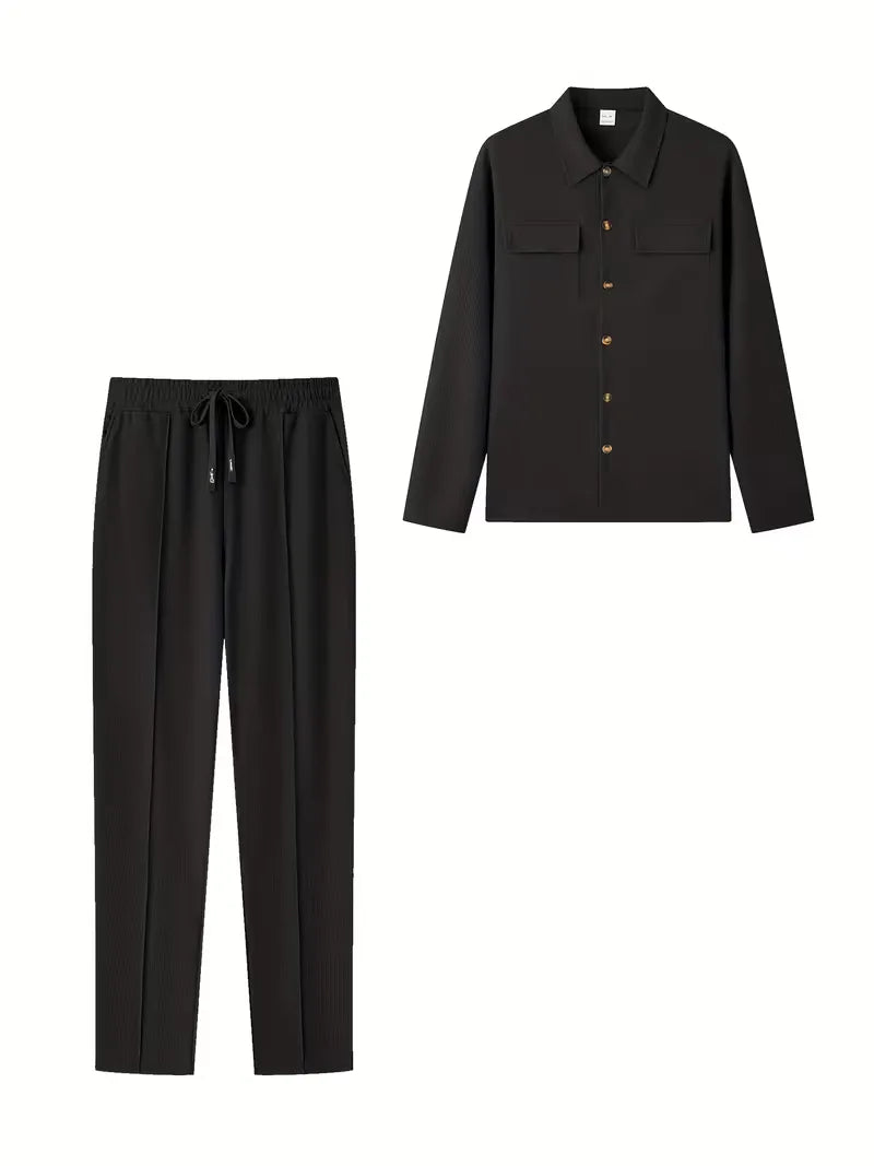 Heren bomberjack met knoopjes en borstzakken, perfect als casual of smartcasual bovenkleding.