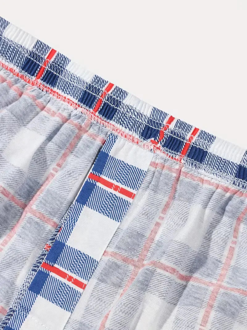 Textuurdetail van de zachte stof van de heren boxershort, benadrukt comfort en duurzaamheid.