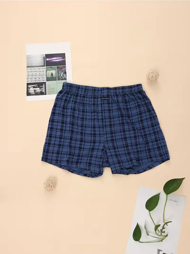 Petrol heren boxershort. Casual ondergoed met flexibele pasvorm, ideaal voor ontspanning en loungekleding.