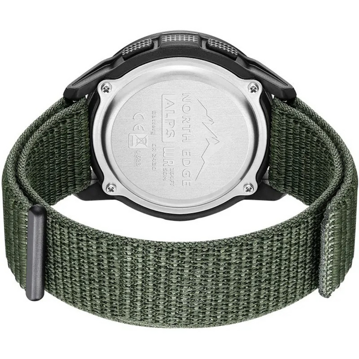 Stijlvol en functioneel heren carbon fiber outdoor horloge. Robuust, waterdicht en lichtgewicht voor elke activiteit.