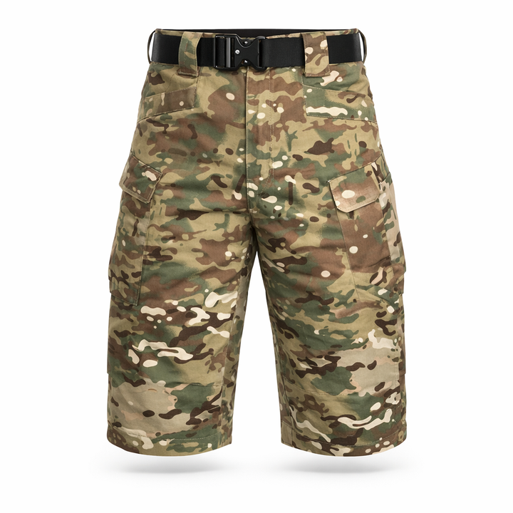 Heren cargo shorts, duurzaam en praktisch, voor comfort en stijl tijdens al je zomerse avonturen.
