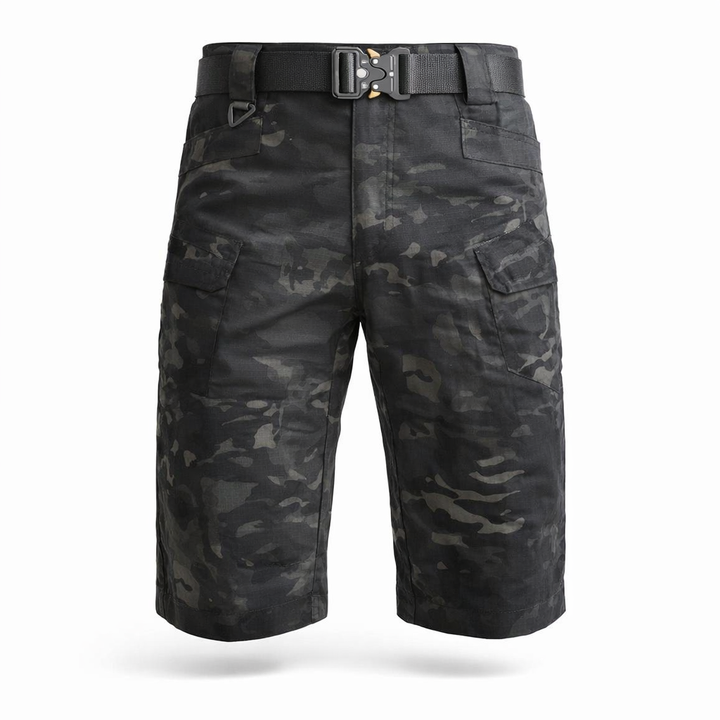 Heren outdoor cargo shorts, robuust en functioneel, voor comfort tijdens elk avontuur.