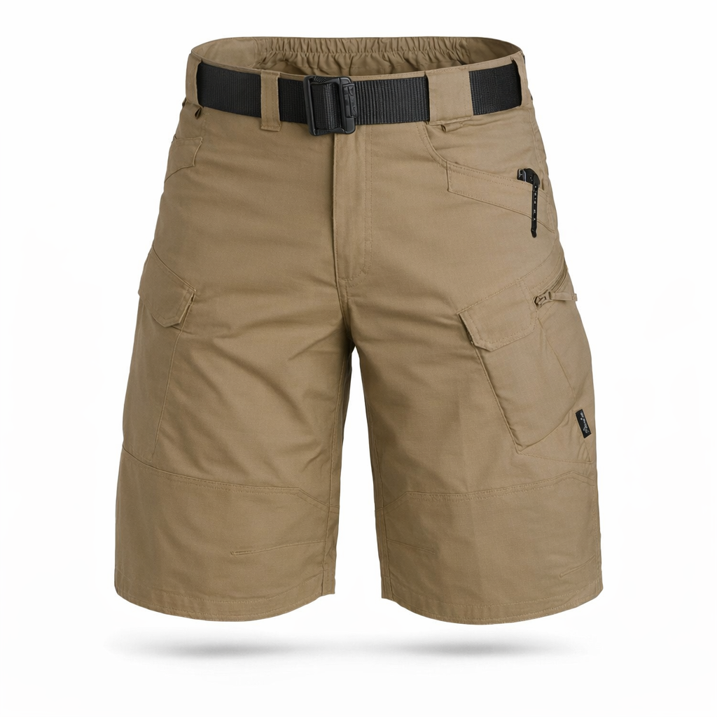 Trendy heren cargo shorts, functioneel en comfortabel, een must-have voor zomerse mannenmode.