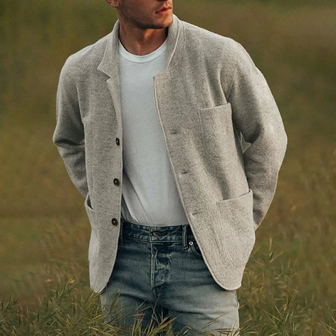 Heren casual blazer, stijlvol en comfortabel. Perfect voor een smart casual look.