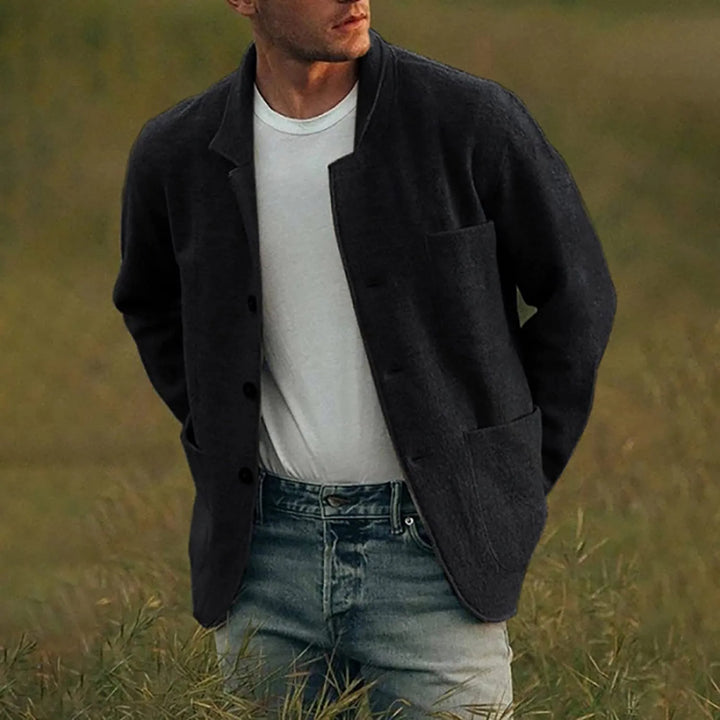 Slim-fit heren blazer, perfect voor een moderne en nette uitstraling. Smart casual kleding.