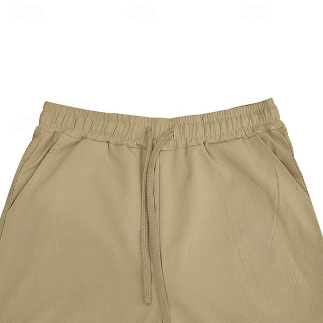 Tijdloze heren casual broek met ademend comfort en losse pasvorm, geschikt voor diverse looks.