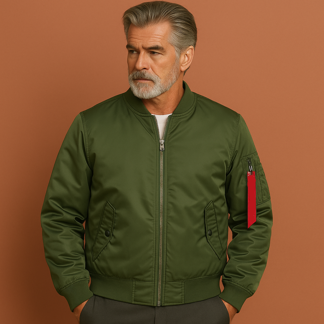 Comfortabele herenjas voor buiten, geschikt voor lente en herfst. Duurzame casual bovenkleding voor mannen.