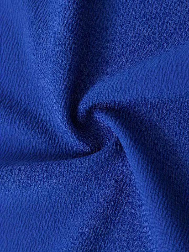 Stijlvol comfortabel herenoverhemd korte mouw, V-hals en regular fit voor de zomer.