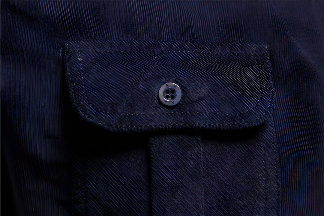 Hoogwaardig casual heren overhemd, regular fit met knoopsluiting, comfortabel en zeer stijlvol.