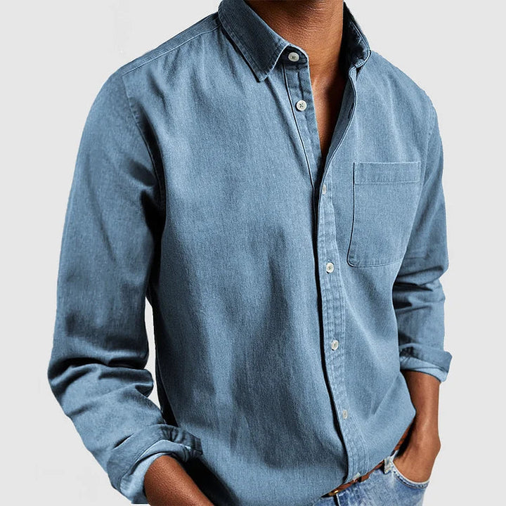 Veelzijdig heren casual overhemd voor diverse gelegenheden: kantoor, weekend of business casual. Moderne pasvorm.
