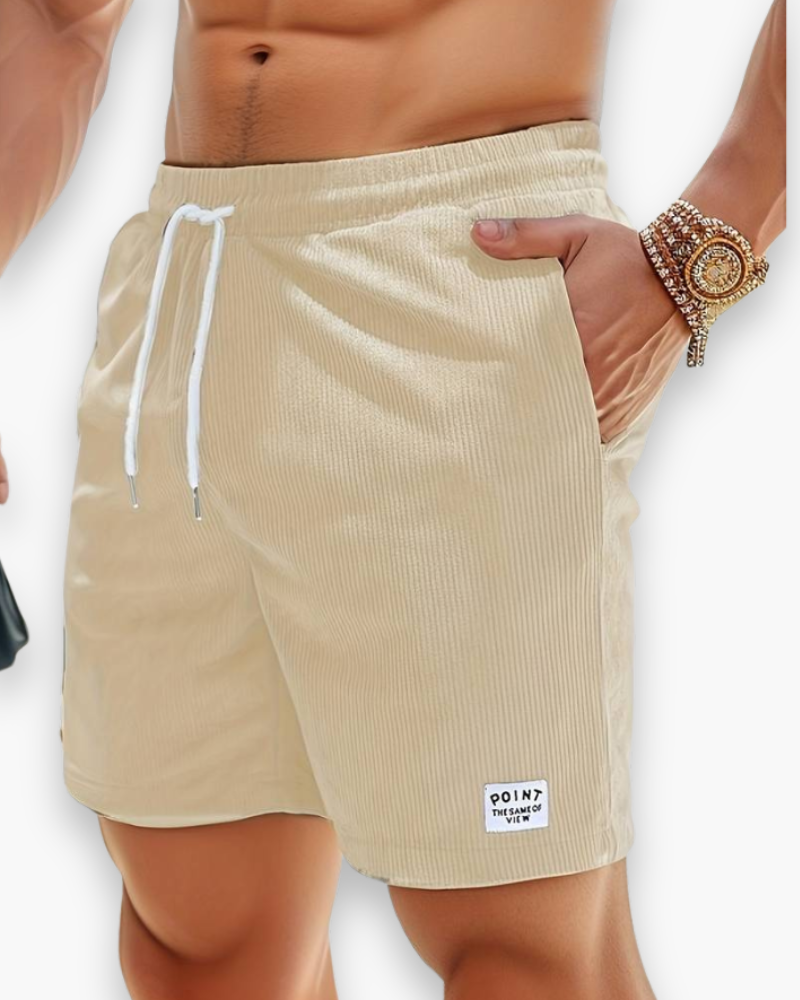 Comfortabele heren zomer shorts van ademend materiaal. Perfecte casual herenkleding voor warme dagen en actieve vakanties.