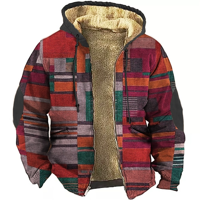 Stijlvol heren capuchonvest met colorblock design, ideaal voor een moderne casual look. Jaarrond comfortabel.