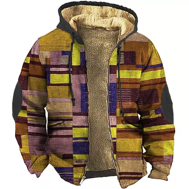 Heren colorblock vest met capuchon, een stijlvolle en comfortabele keuze. Moderne casual look voor elke dag.