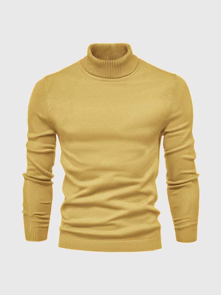 Stijlvolle heren coltrui, lange mouw, onmisbaar item voor de herfst- en wintercollectie.