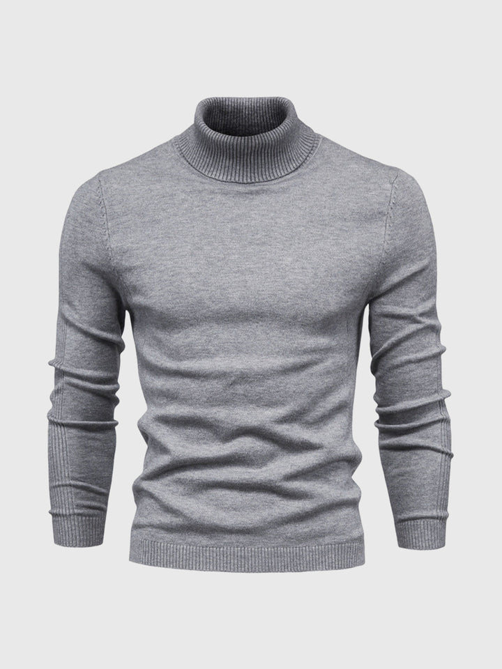 Hoogwaardige heren coltrui met lange mouw, een must-have in herenmode.