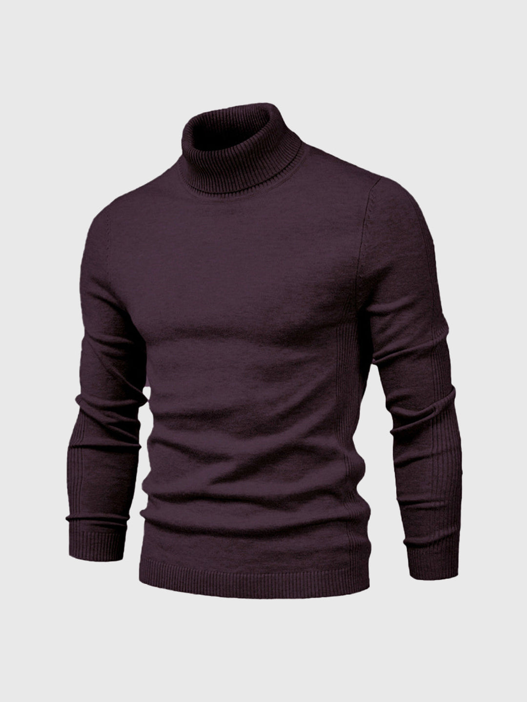Comfortabele heren coltrui met lange mouw, elegante en tijdloze pullover voor herfstmode.
