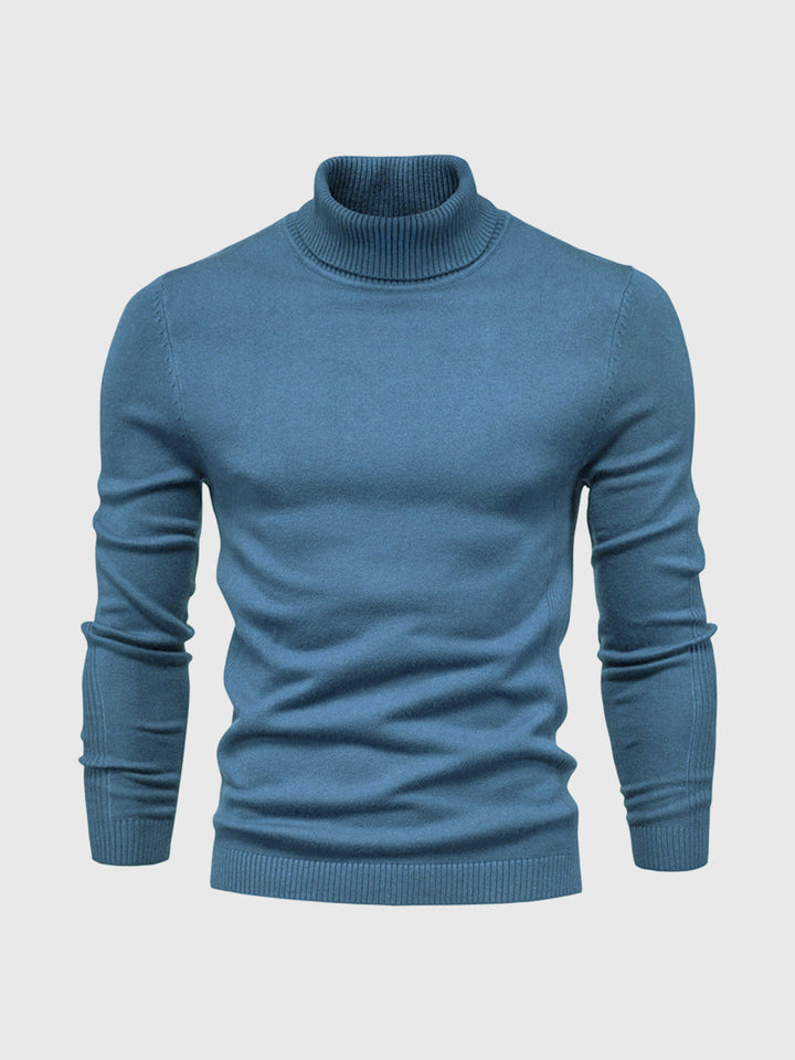 Casual-chique heren coltrui met lange mouw, de perfecte blend van comfort en stijl.