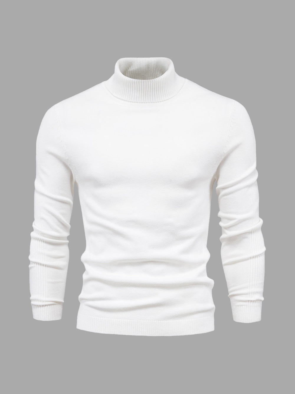 Elegante heren coltrui met lange mouwen, perfect voor een stijlvolle casual look.