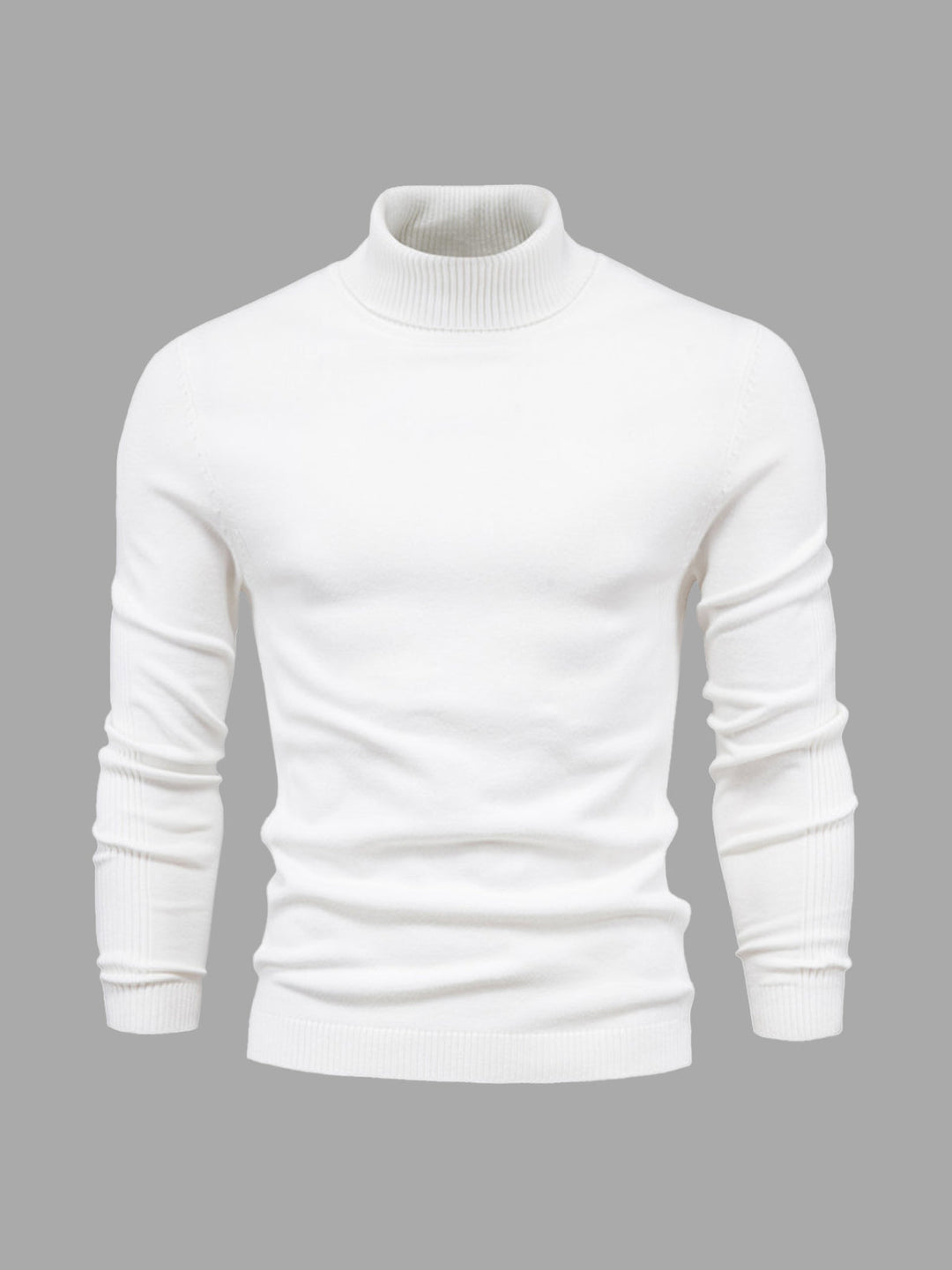 Elegante heren coltrui met lange mouwen, perfect voor een stijlvolle casual look.