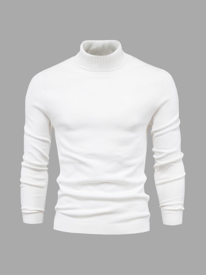 Elegante heren coltrui met lange mouwen, perfect voor een stijlvolle casual look.