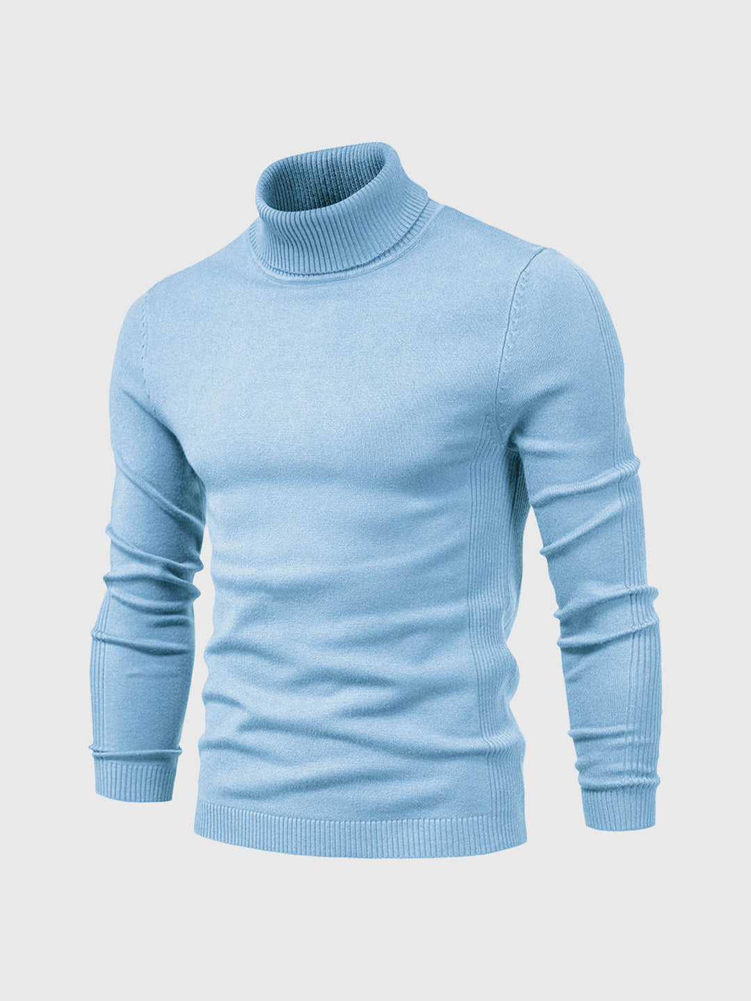 Tijdloze heren coltrui met lange mouw, een essentieel kledingstuk voor elke garderobe.