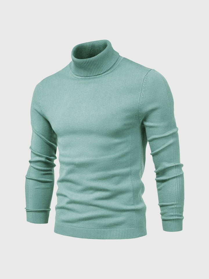 Warme heren coltrui met lange mouw, perfect voor koudere herfst- en winterdagen.