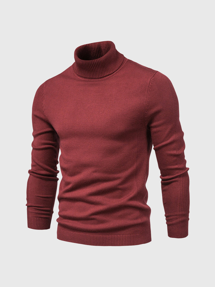 Veelzijdige heren coltrui met lange mouw, geschikt voor zowel casual als geklede gelegenheden.