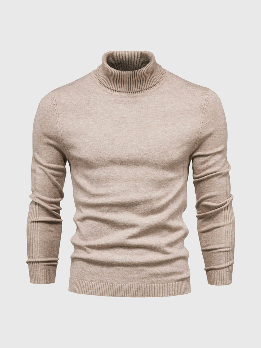 Moderne heren coltrui met lange mouw, stijlvolle pullover voor een eigentijdse look.