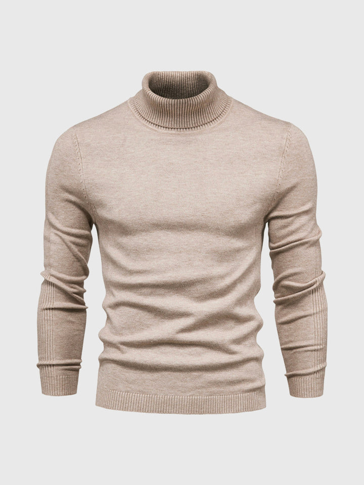 Moderne heren coltrui met lange mouw, stijlvolle pullover voor een eigentijdse look.