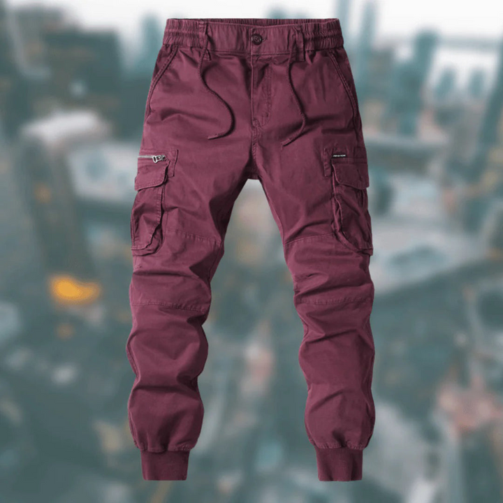 Trendy heren jogger cargo broek, modern design met ultiem draagcomfort en functionele zakken.