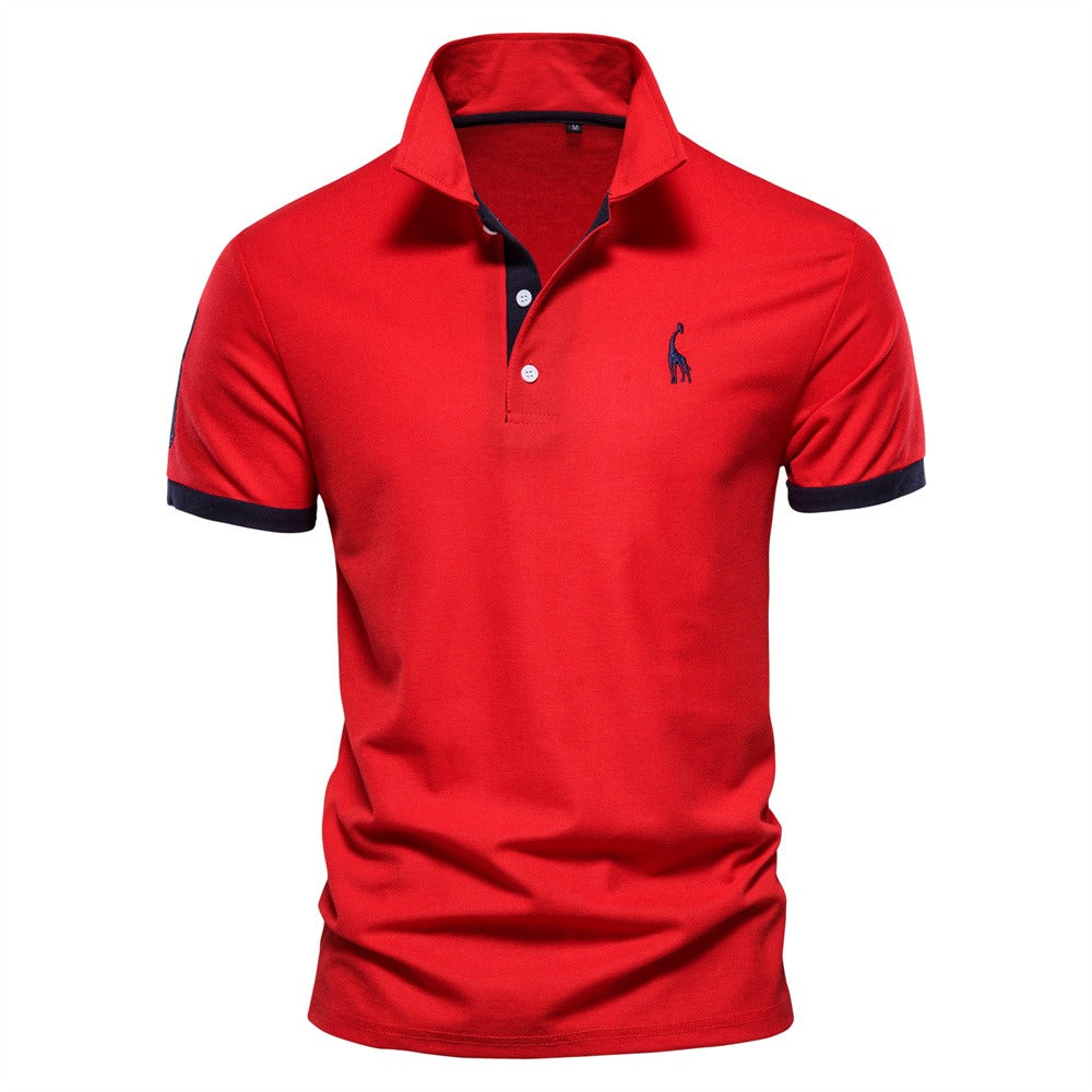 Moderne heren polo, slim fit uit diverse kleurencollectie, perfect voor smartcasual zomerse dagen.