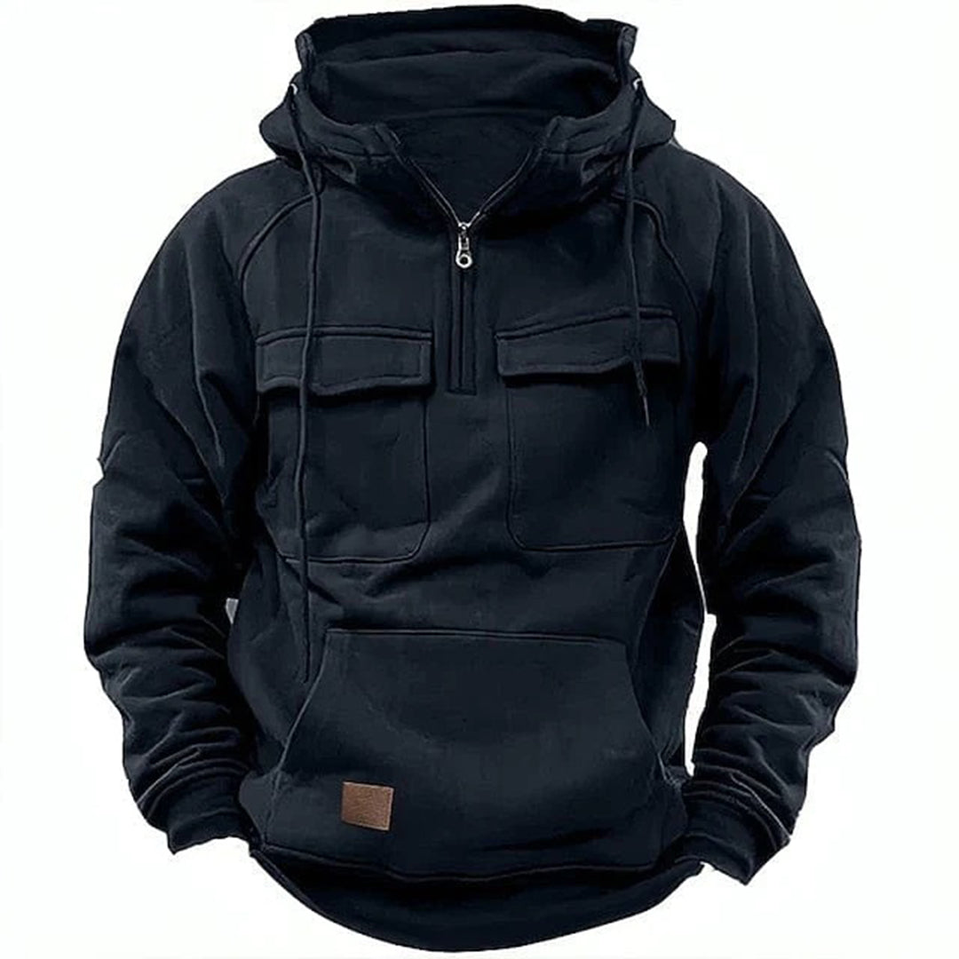 Heren comfortabele winter hoodie, ideaal voor warmte en stijl. Casual loungewear herenkleding, machinewasbaar.