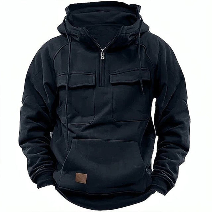 Heren comfortabele winter hoodie, ideaal voor warmte en stijl. Casual loungewear herenkleding, machinewasbaar.