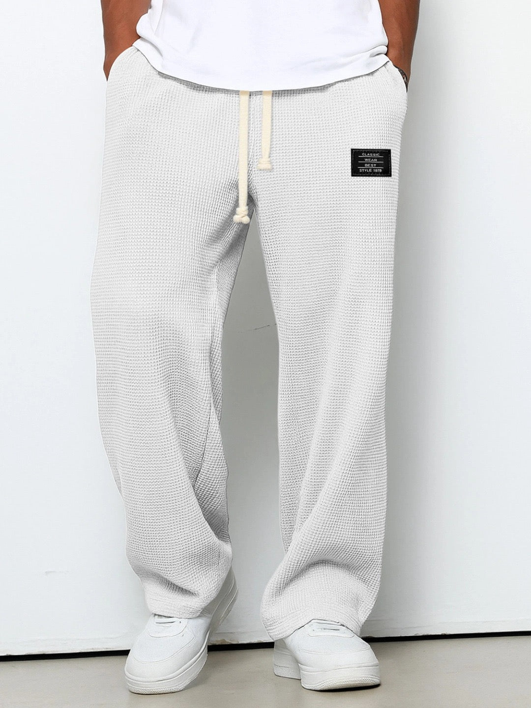 Stijlvolle heren comfortbroek; casual, veelzijdig, perfect voor dagelijks gebruik en ontspanning.